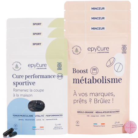 Epycure Laboratoire Pack Duo Remise en forme 3 mois