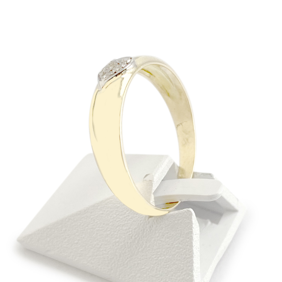 Bague d'occasion or 750 jaune diamants