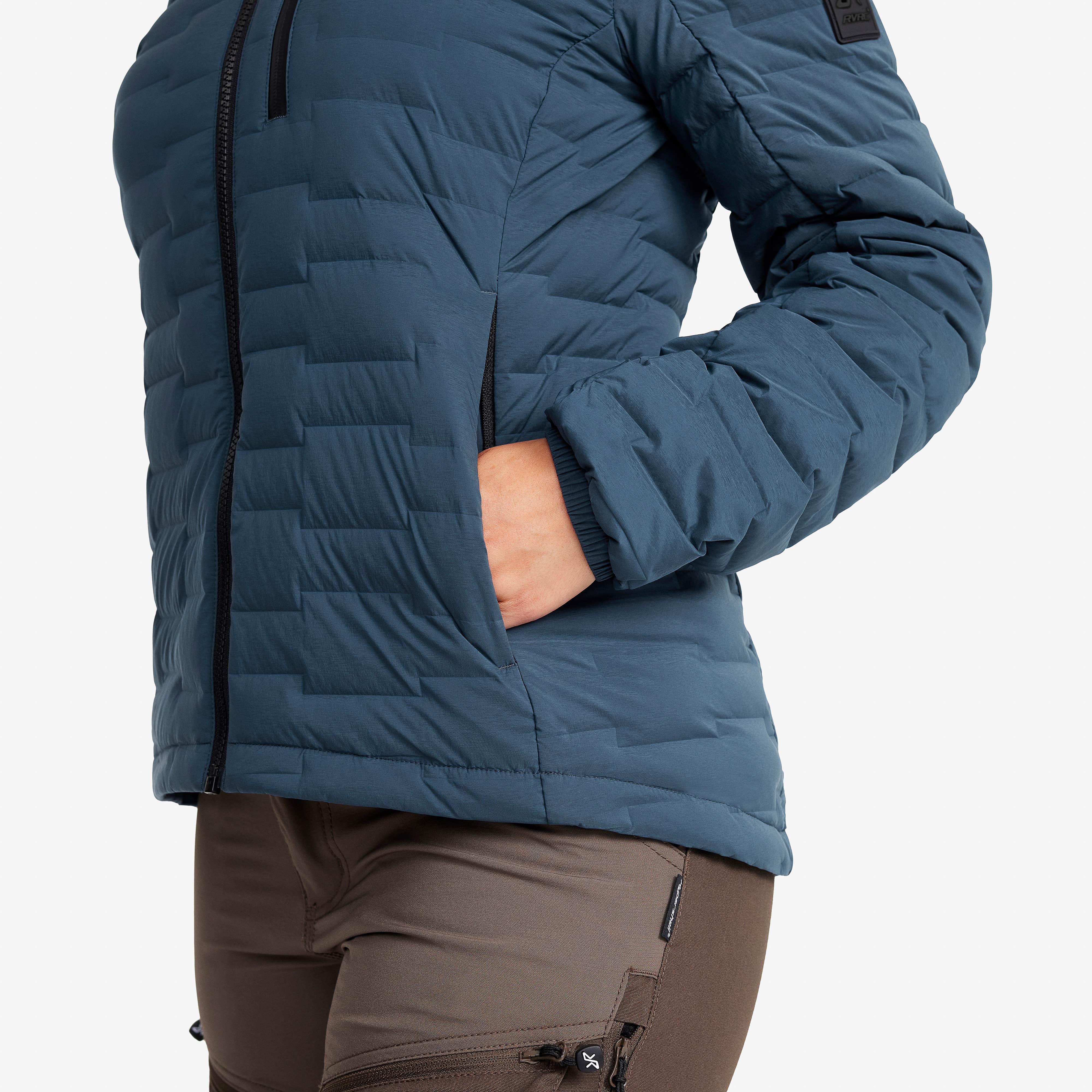 Flex Stretch Down Jacket Dame Moonlit Ocean
