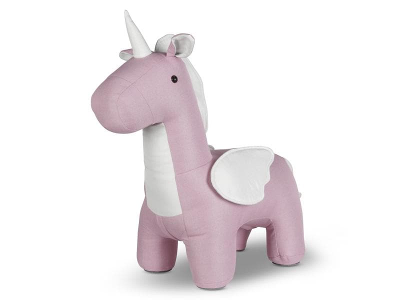 zoosy Kinderhocker Einhorn Pinky Pink Taburett in Einhornform
