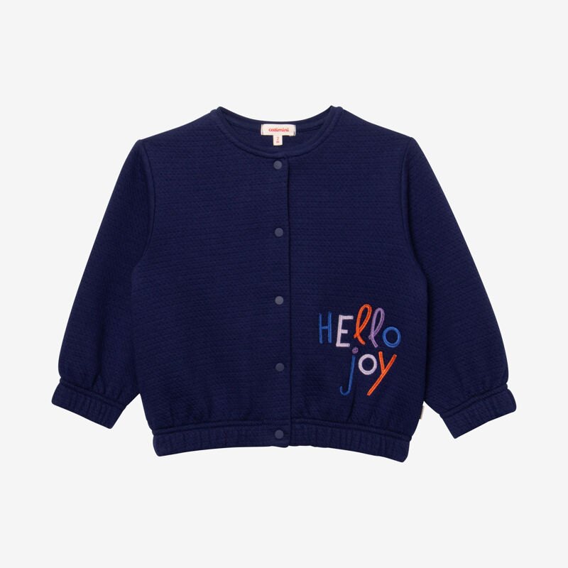 Cardigan bébé fille bleu Catimini Bleu
