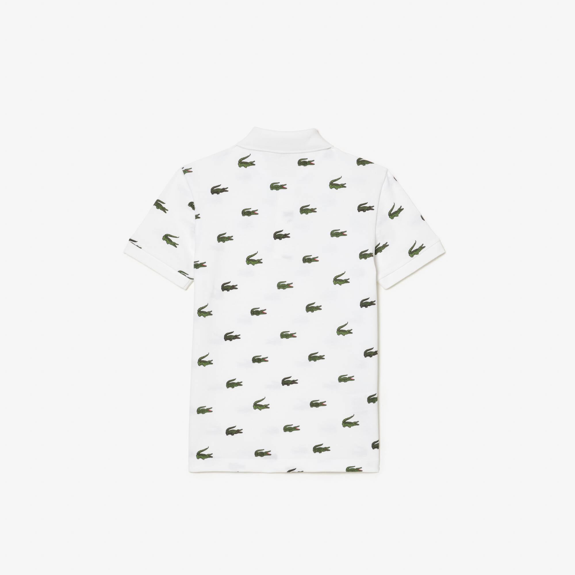 Baumwoll-Poloshirt mit Aufdruck Poloshirts - Weiss - Lacoste - Kinder