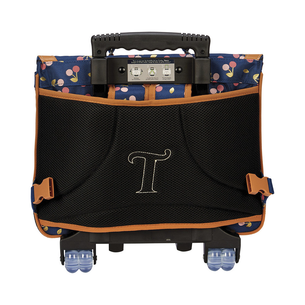 Cartable trolley Alexa bleu