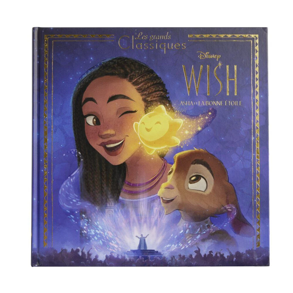 Livre d'histoire Disney Wish Asha et la bonne étoile 84 pages