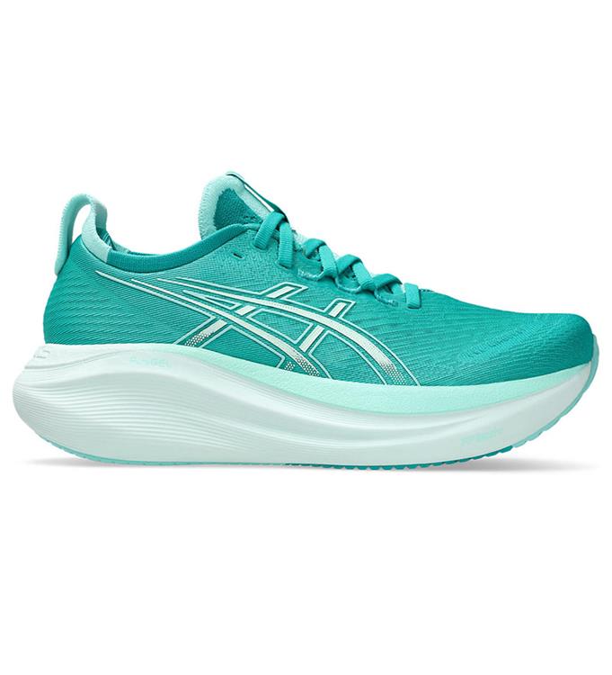 ASICS GEL-NIMBUS 27 1012B753 WAVE-TEAL-ILLUMINATE-MINT