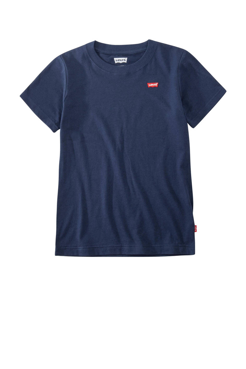 Levi's basic T-shirt Batwing chest met logo donkerblauw