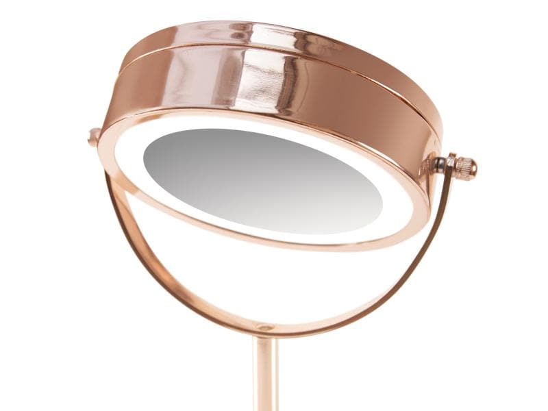Rio Kosmetikspiegel Double Sided Cosmetic Mirror Rosegold Schminkspiegel