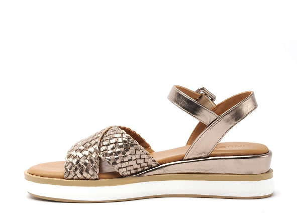 Inuovo nu pieds plats femme 113065 bronze