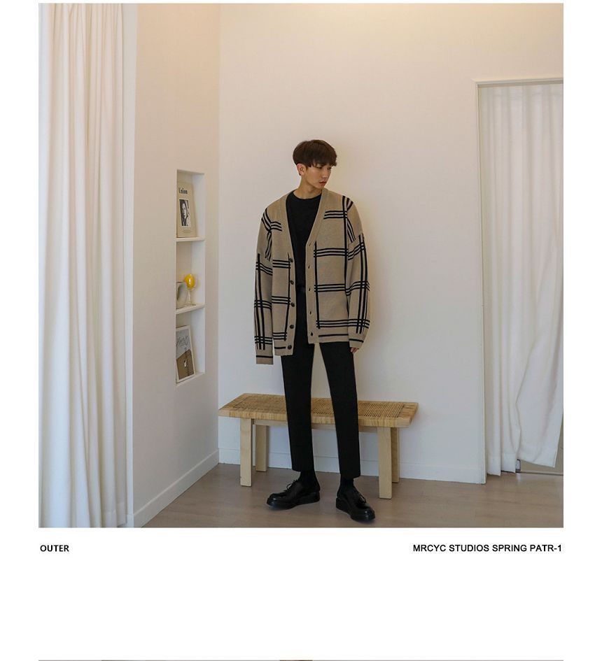 MRCYC - Geruite Cardigan