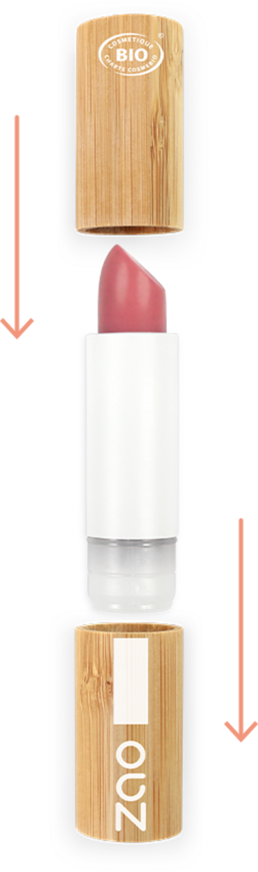 ZAO  Refill Color & Repulp Balm, 485 Pink nude (3,50 g)