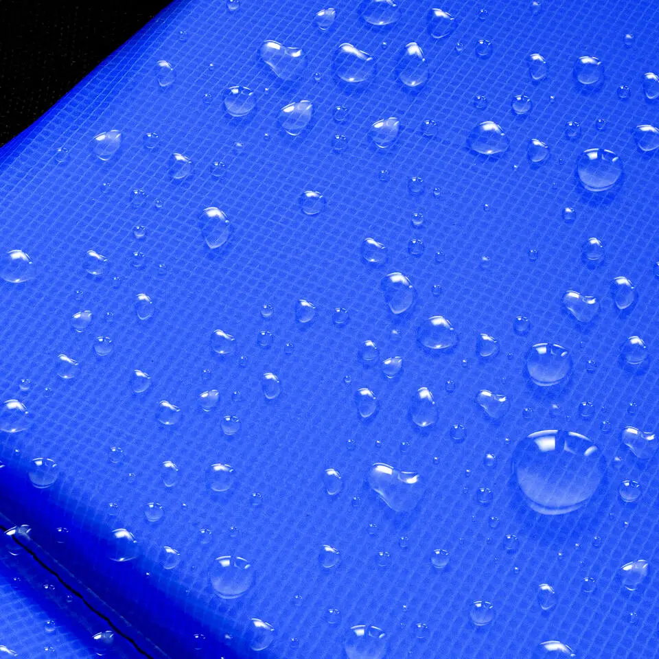 tectake Trampoline Jumpy met veiligheidsnet, Zwart/blauw