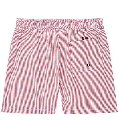 Tommy Hilfiger Badeshorts - Ithaka White/Medium+ Rot