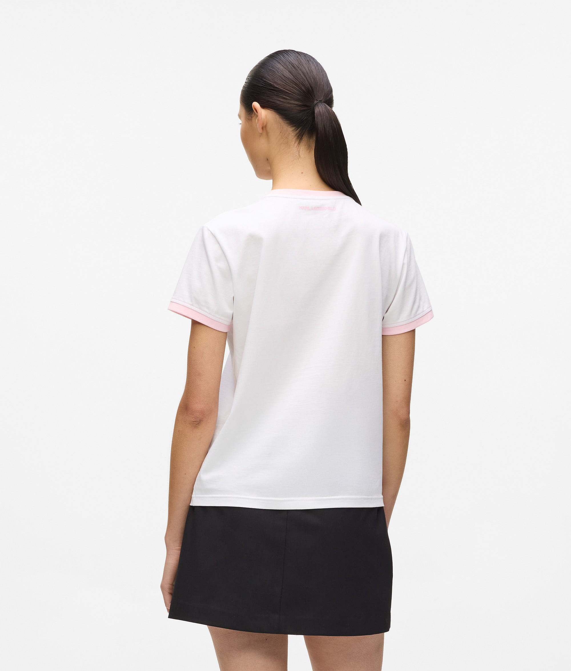 Exclusief T-shirt met strass-logo