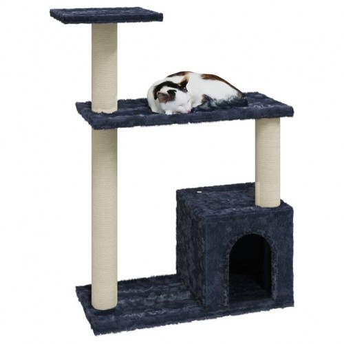 arranhador para gatos Vidaxl em sisal cinza escuro
