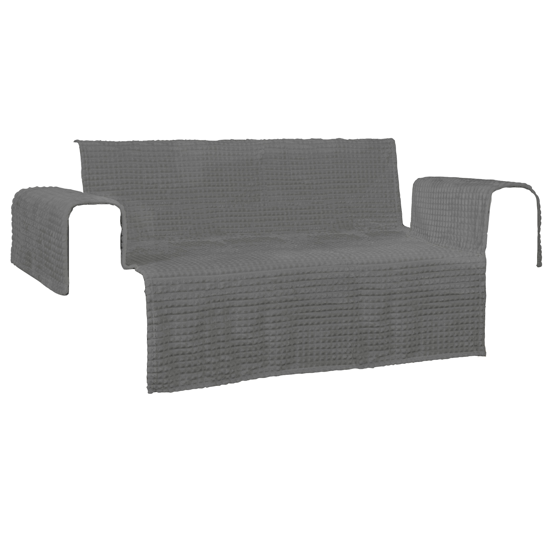 Sofaschoner - anthrazit - 196x112 cm