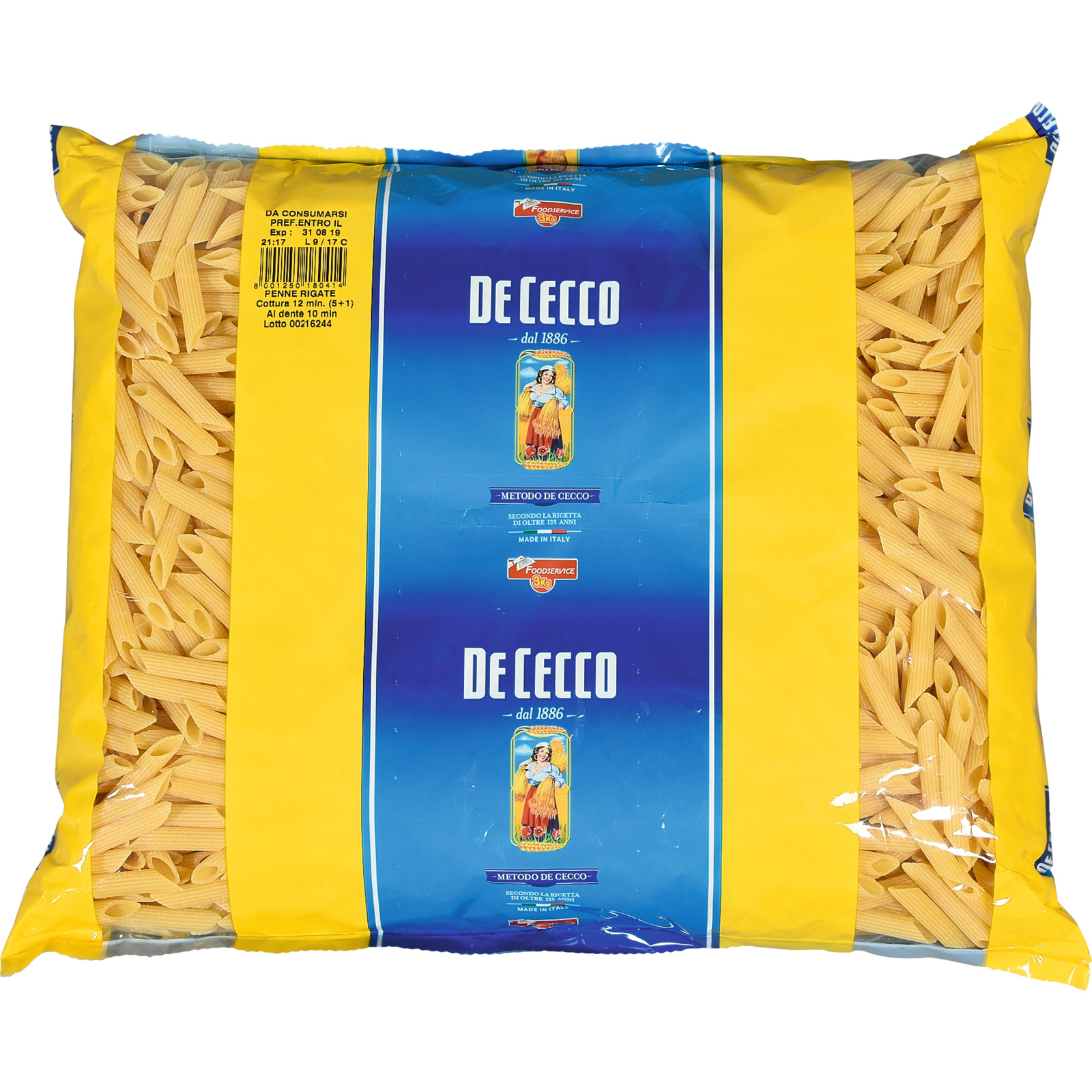 De Cecco Penne Rigate 3 kg