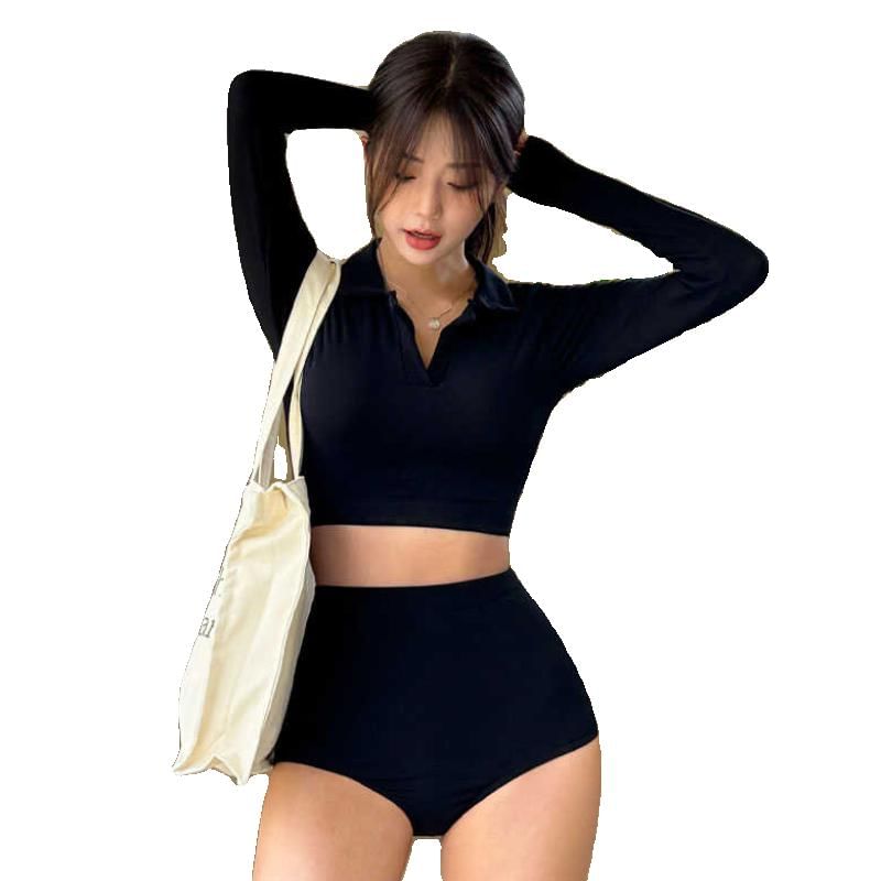 Faiar - Bikiniset met lange mouwen en polohals