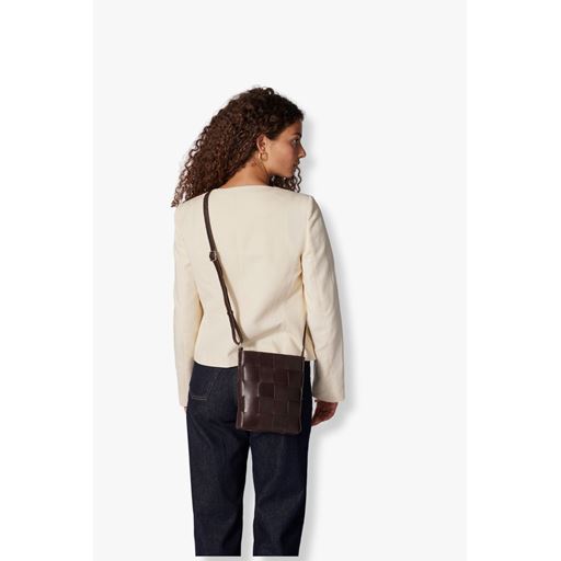 Adax Zelda Skuldertaske, Dark Brown