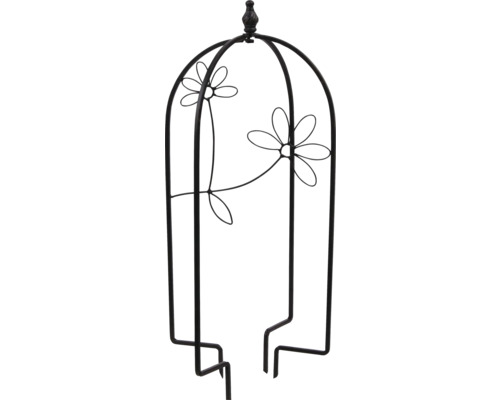 Pottenrek Lafiora Vogel 26 x 61 cm zwart