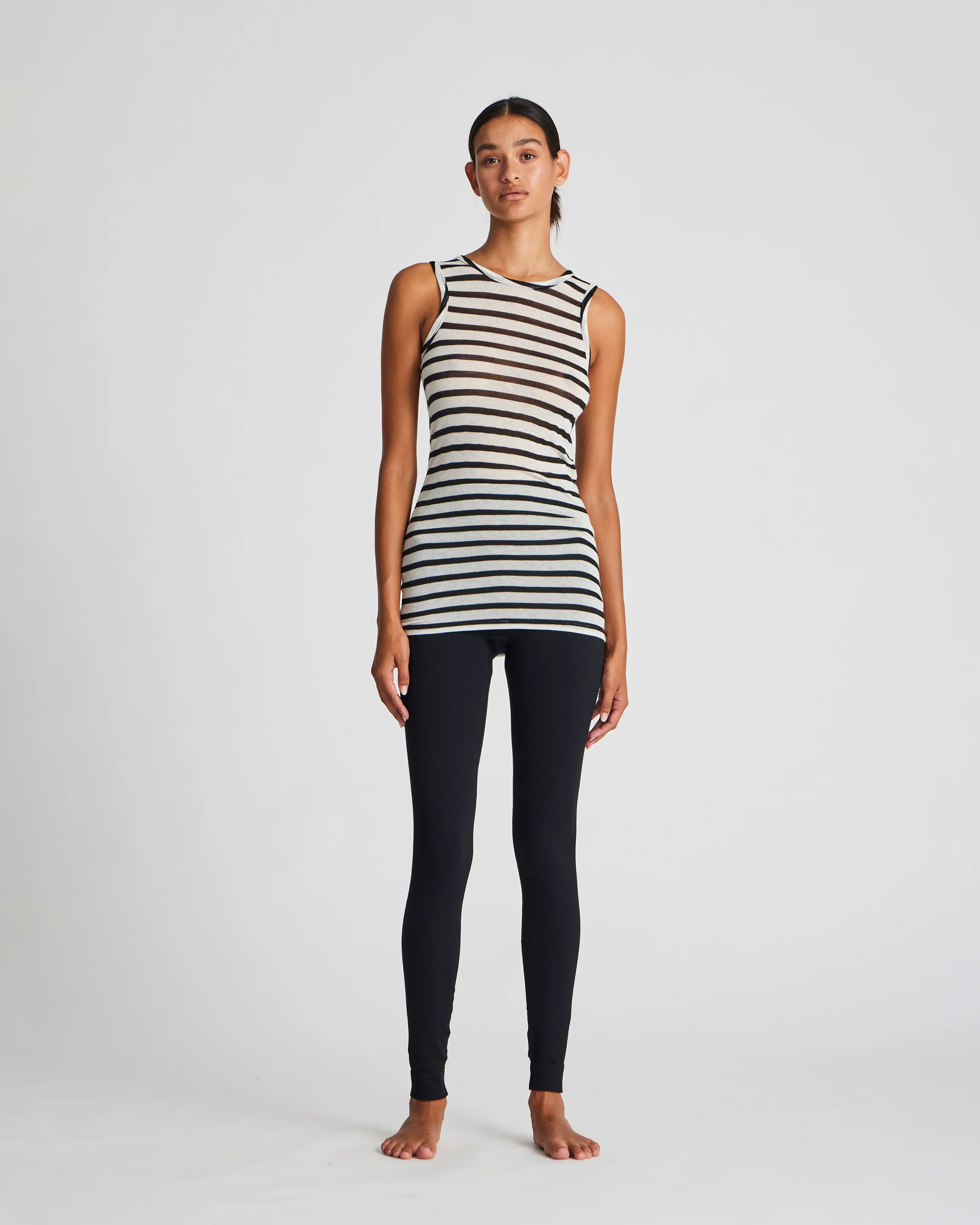 Gai+Lisva  Alberte Wool top - Ecru Sailor Stripe