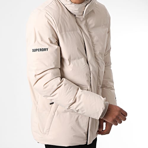 Parka Capuche Short Boxy MS311387A Beige