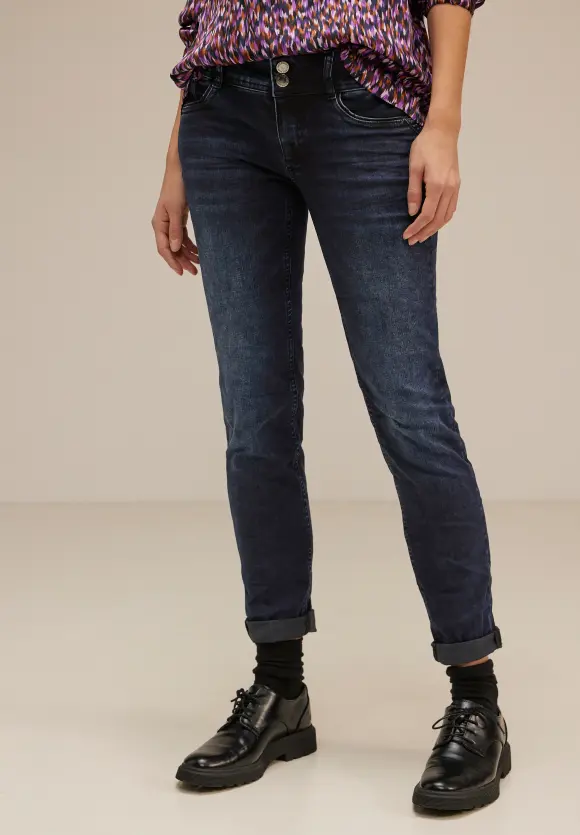 Casual Fit Jeans  - deep blueblack wash