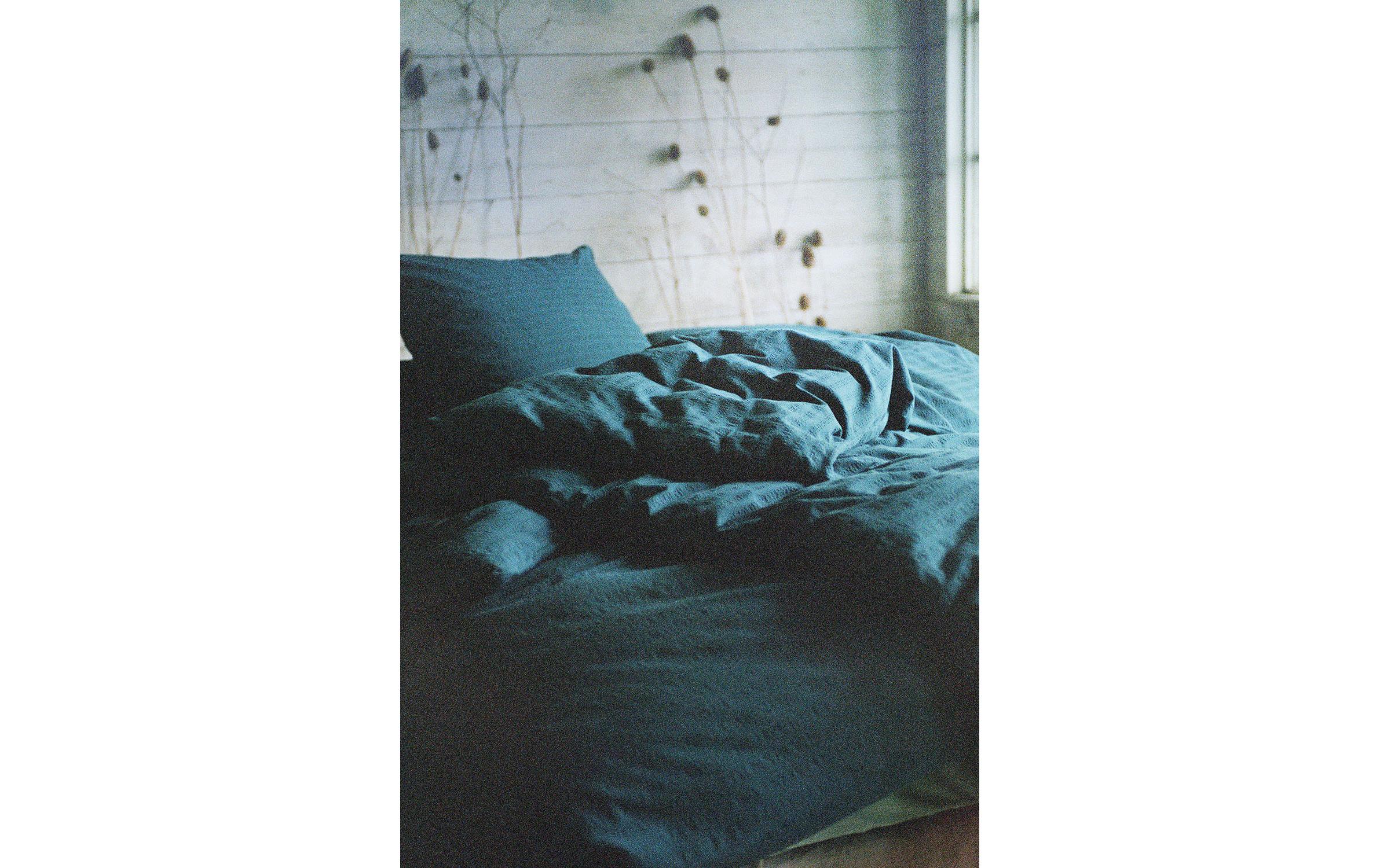 Duvetbezug Kemeri 200 x 210 cm<br>Seersucker-Bettwäsche