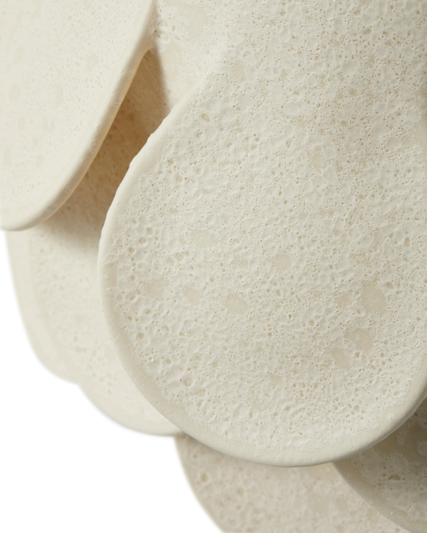 POLSPOTTEN Quillie vaas M Ø25 beige
