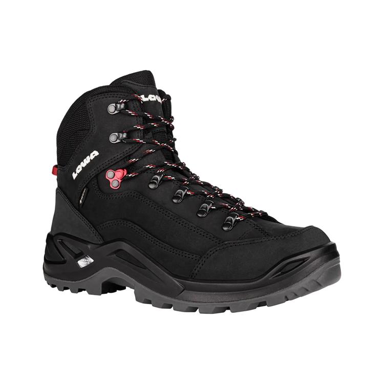 LOWA Renegade GTX Mid LM310945 schwarz/rubinrot
