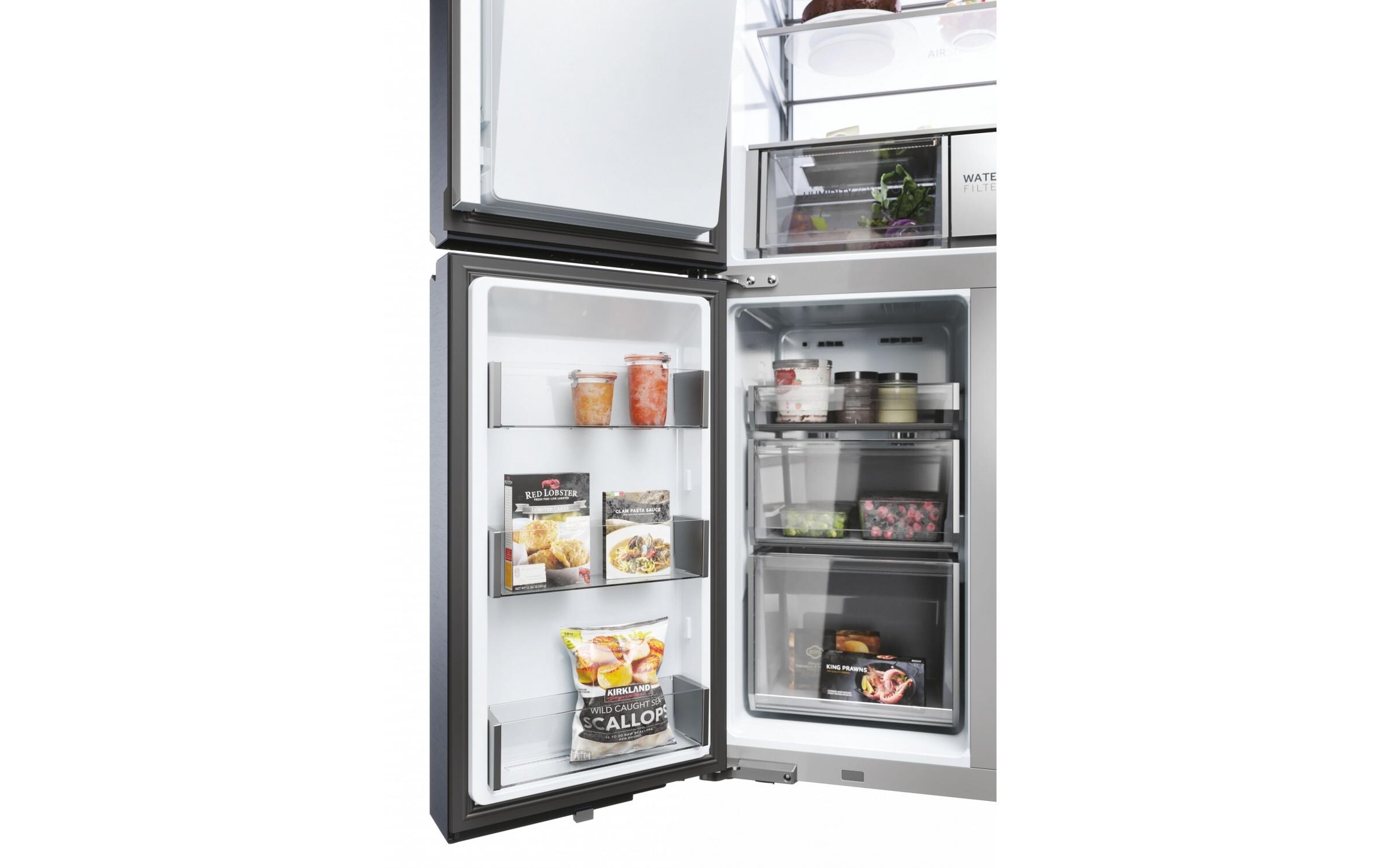 Foodcenter HCR7918EIMB Schwarz<br>Side by Side Kühlgerät