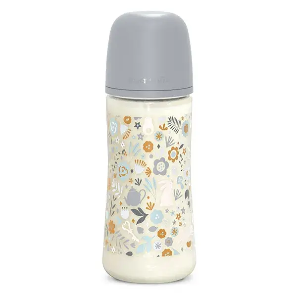 Mamadeira Suavinex Wonderland SXPro L com bico - Azul Wonderland - 360ml