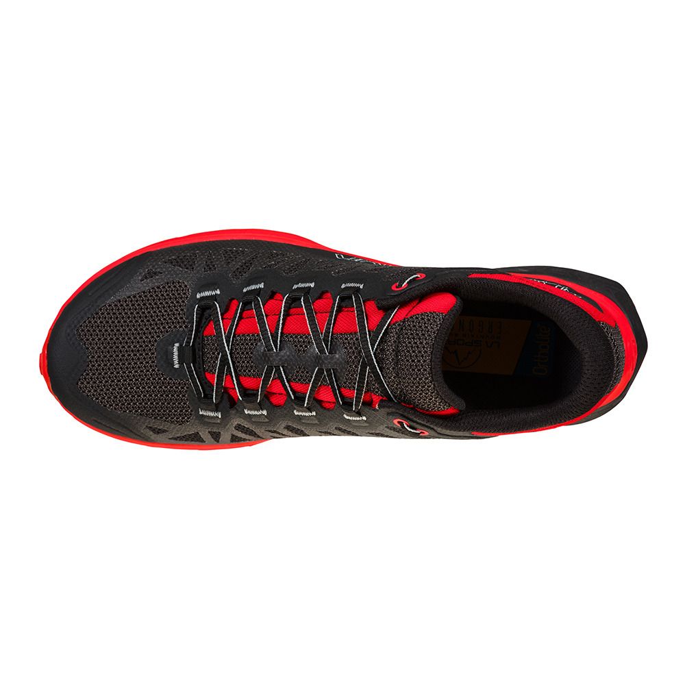 La Sportiva KARACAL - Chaussures de trail Homme black/goji