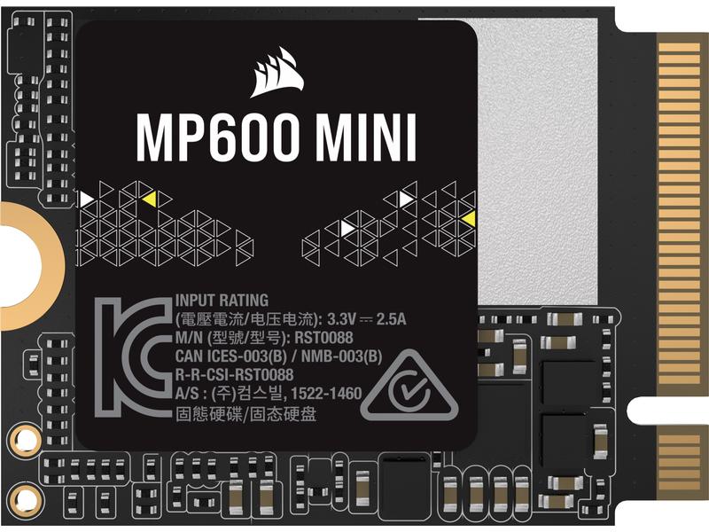Corsair SSD MP600 Mini M.2 2230 NVMe 2000 GB Solid State Drive ideal für Steam Deck und Microsoft Surface