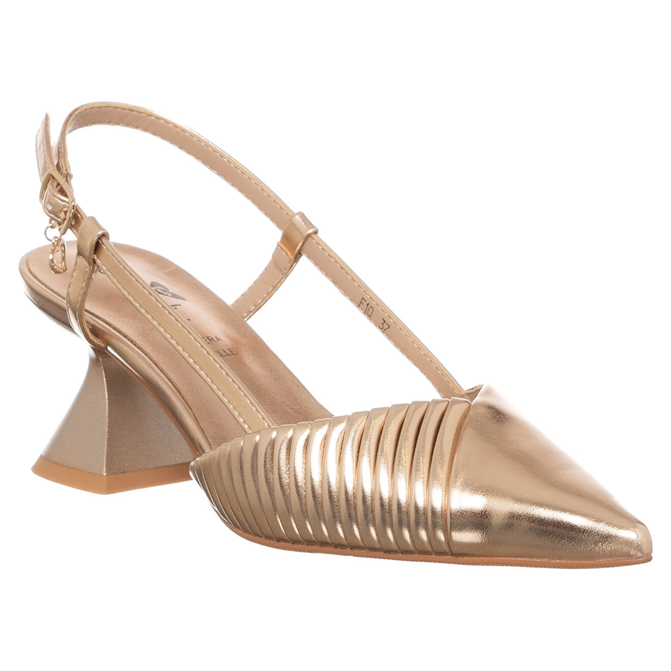 Tua By Braccialini Slingbacks Giulia dorés - Talon 5.5 cm