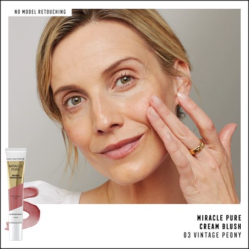Max Factor Miracle Pure Cream Blush, 03 Vintage Peony