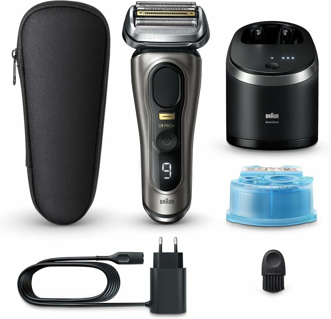 Braun Series 9 Pro+ System wet&dry       Noble Metal Rasierer -Herren-