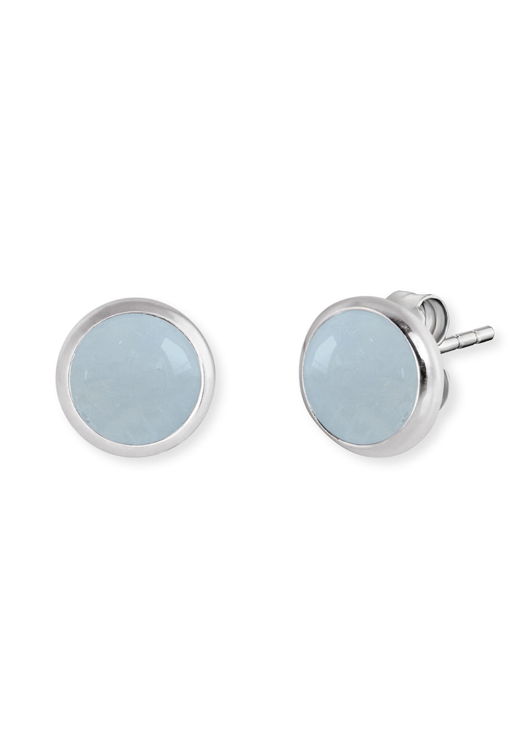 Powerful Stone Ohrstecker mit Blauem Achat