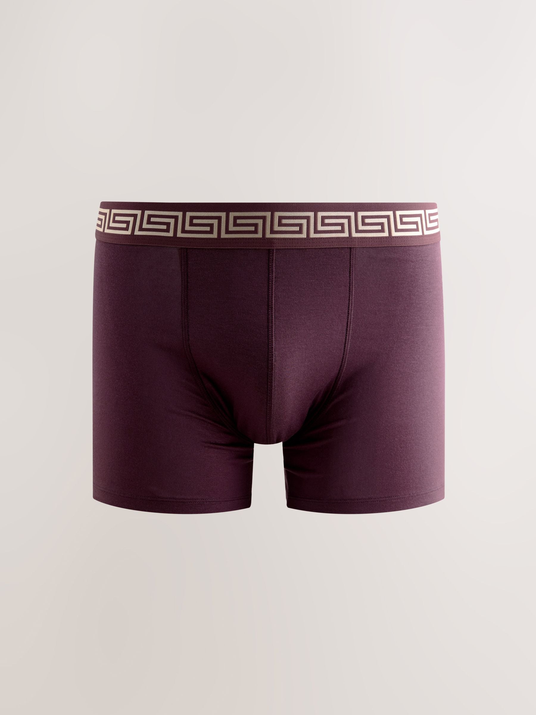 Marineblauw/Paars/Oranje/Naturel - Signature Comfort Zachte Boxershorts