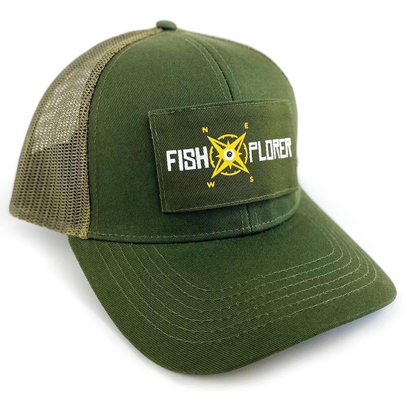 Casquette Homme À Scratch Fishxplorer Trucker - Vert