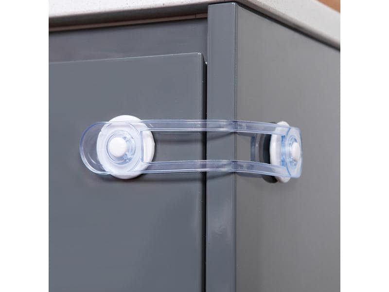 DREAMBABY Mehrzwecksicherung transparent 7er Set Mini 4 Stück, Multi 3 Stück