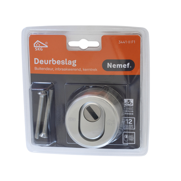 NEMEF veiligheidsrozet rond met kerntrekbeveiliging 60 mm