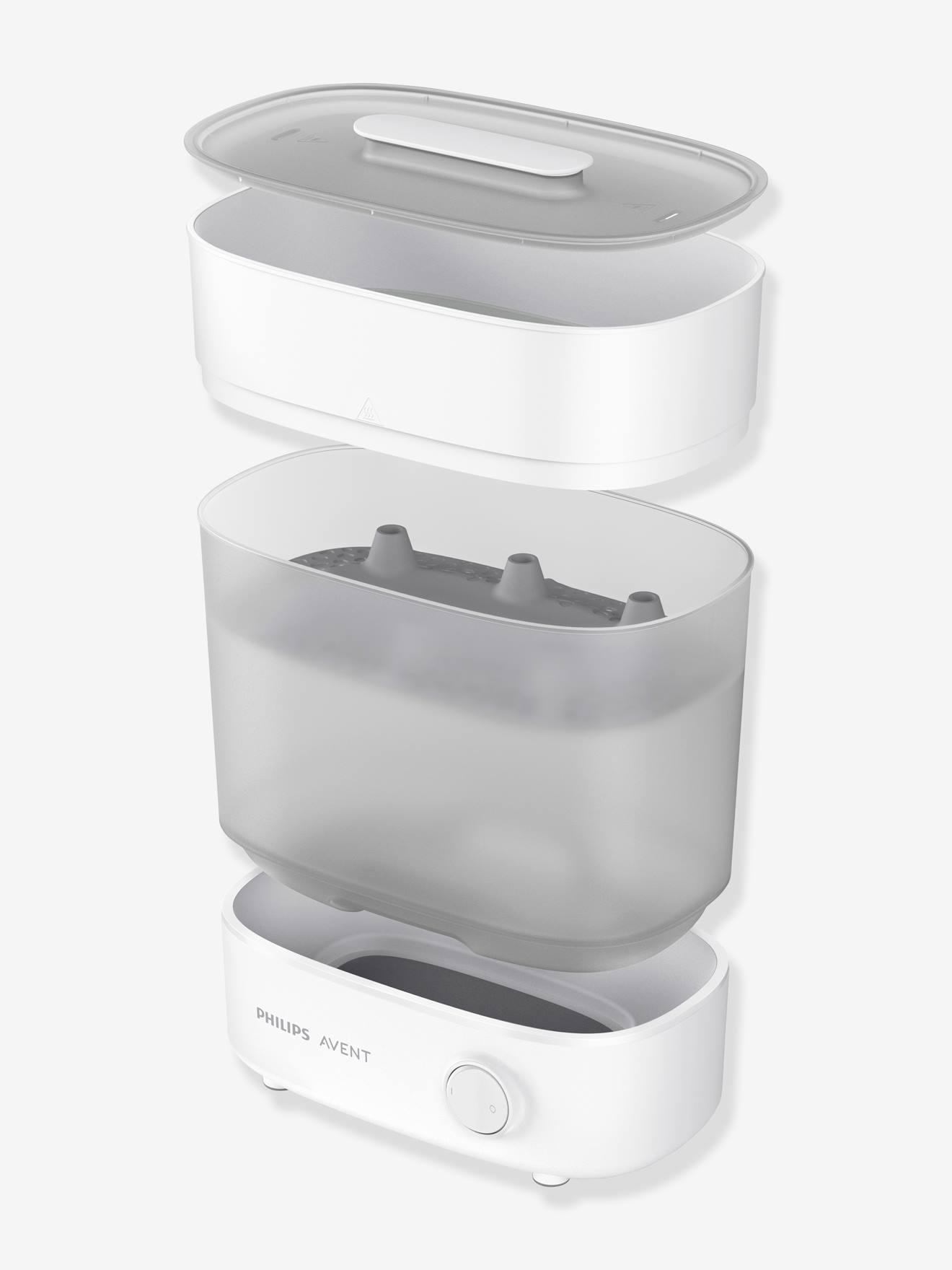 Esterilizador eletrônico avançado Philips AVENT, branco médio, superfície lisa