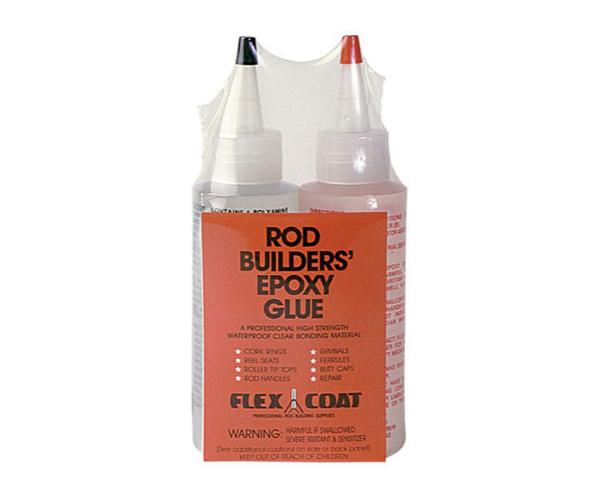 Colle Flexcoat Rodbuilders Epoxy Glue 4 oz Colle epoxy bi-composant, sert pour plusieurs cannes pour coller les Porte-Moulinets, poign