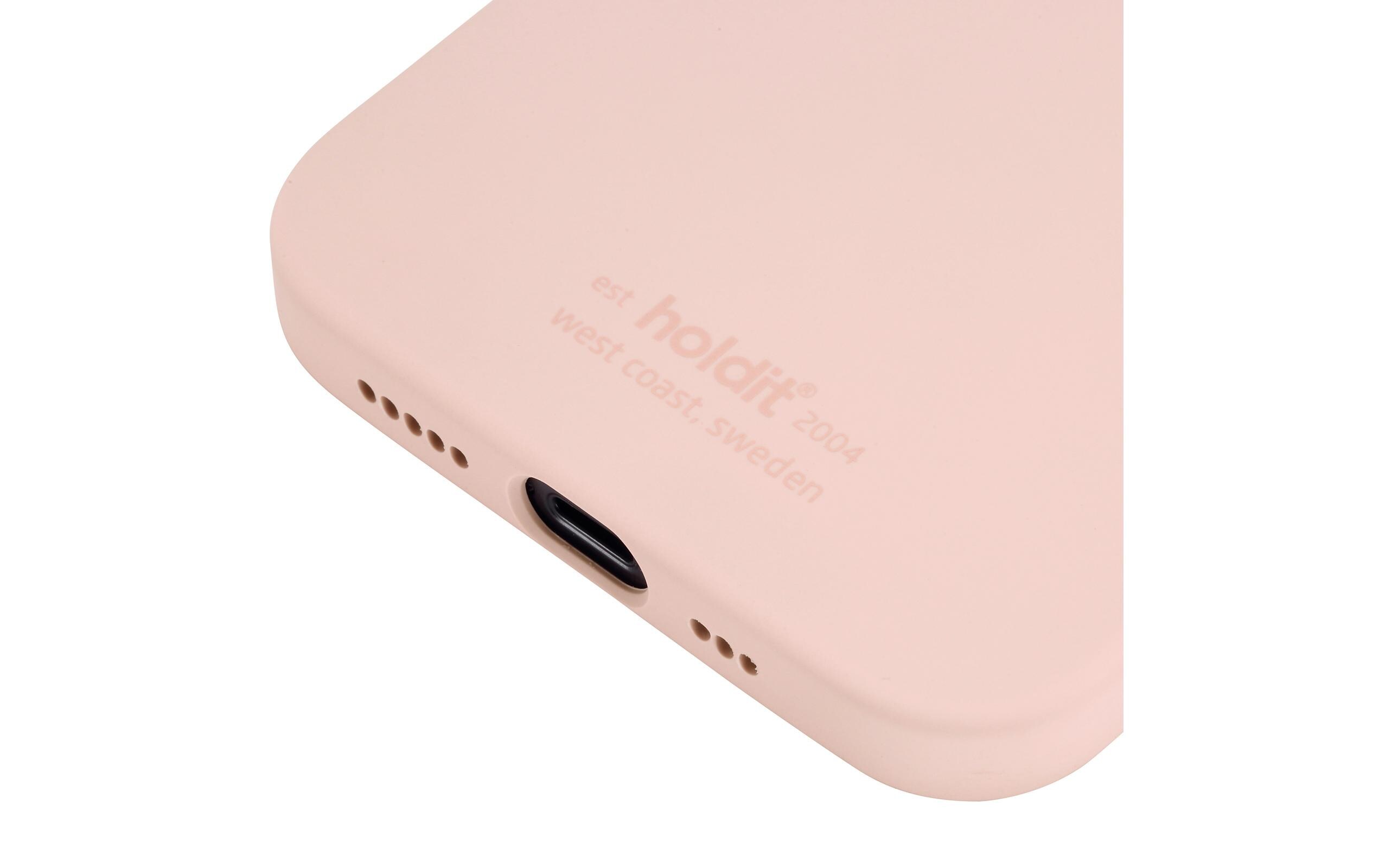 Back Cover Silicone iPhone 12/12 Pro PinkModerne Handyhülle aus ultradünnem und griffigem Silikon