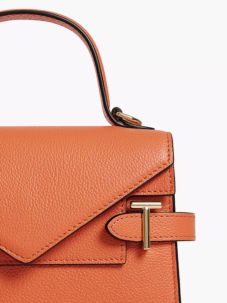 LE TANNEUR Ledertasche - Henkeltasche EMILIE FLAP Small orange