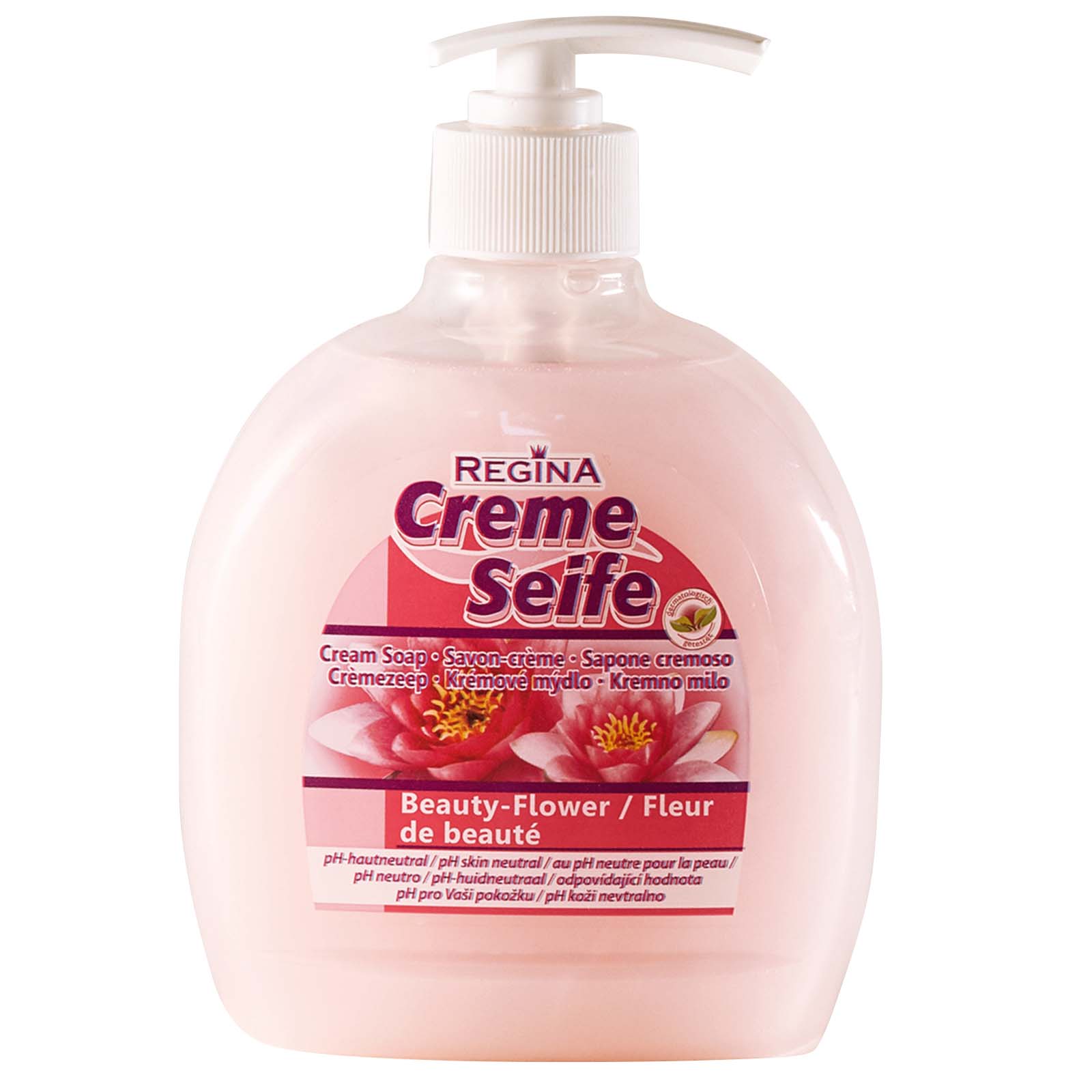 Cremeseife - Spenderflasche - Beauty Flower