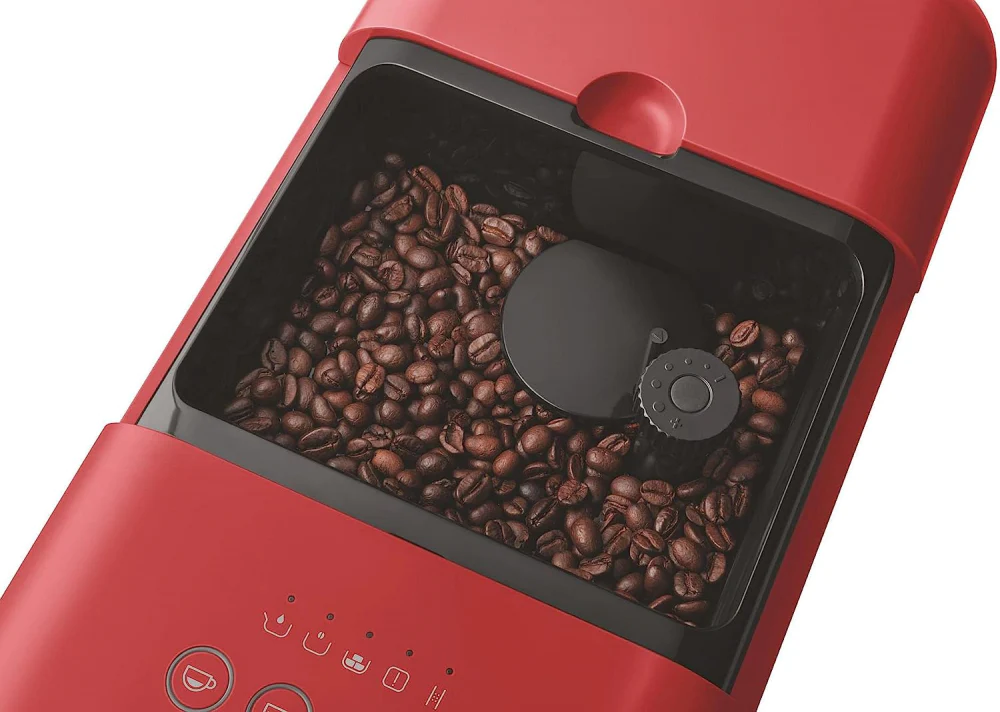 Machine à café avec broyeur 1350 W BCC01RDMEU rouge Smeg