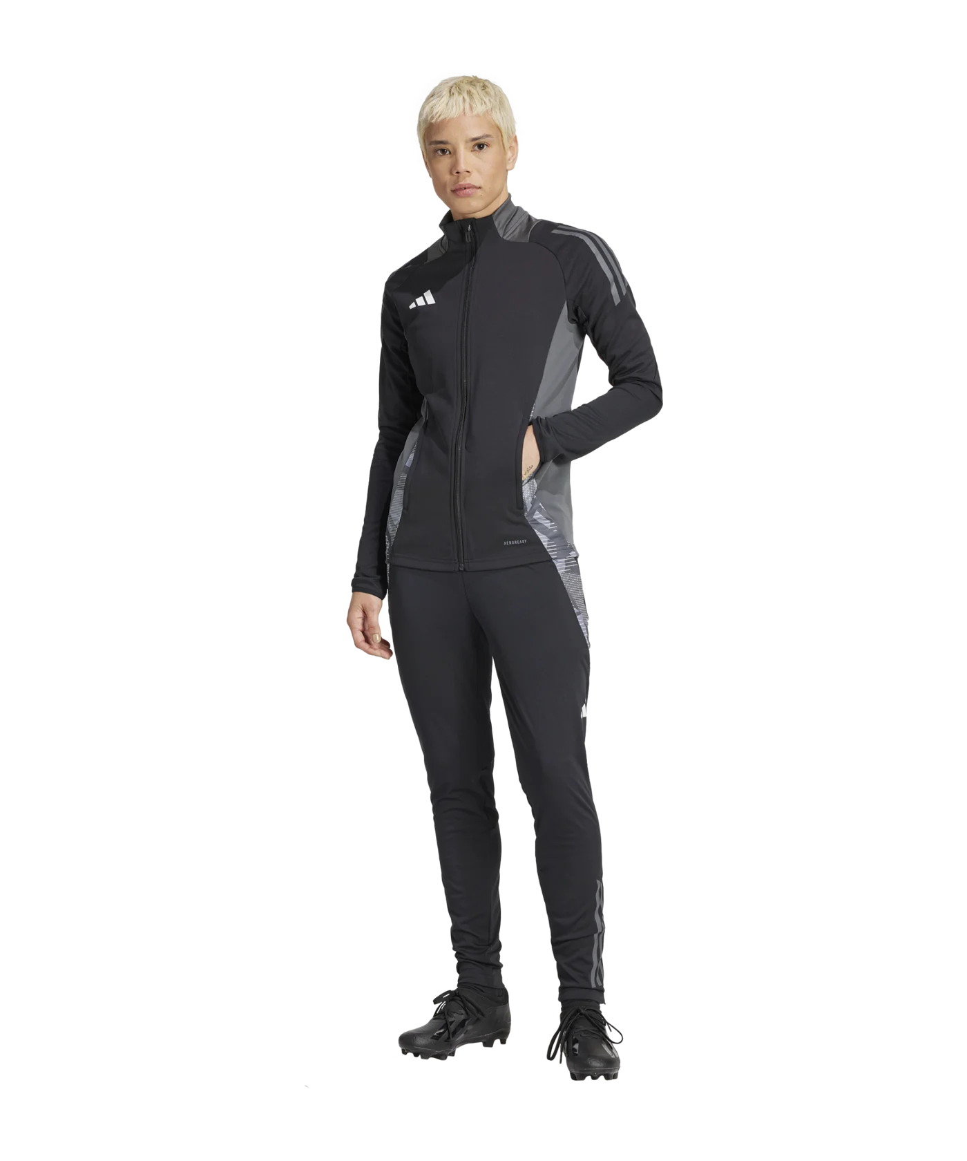 adidas Tiro 24 Competition Trainingsjacke Damen Schwarz