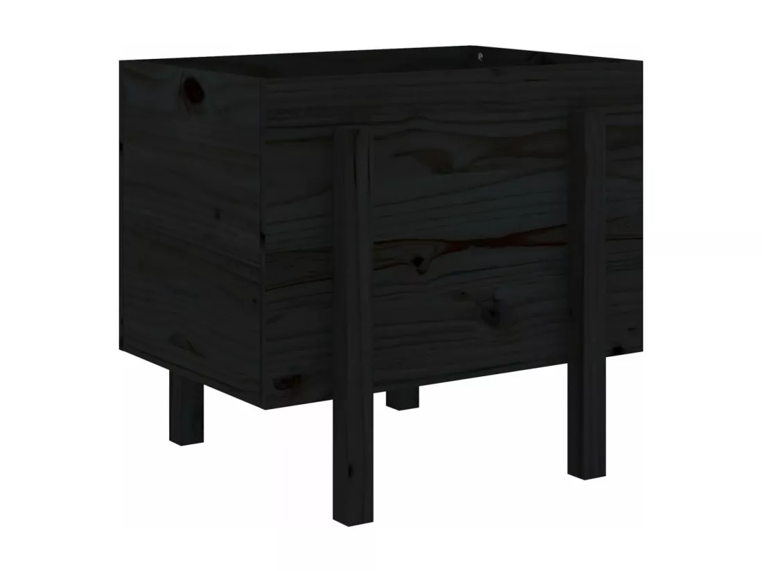 Jardinière bac lit surélevé bois marron 62 x 50 x 57 cm 02_0037764
