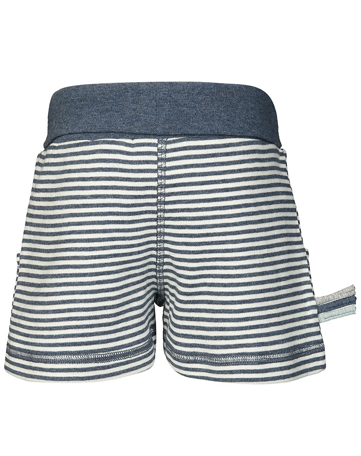 Schlupf-Shorts RAHMI gestreift in indigo melange